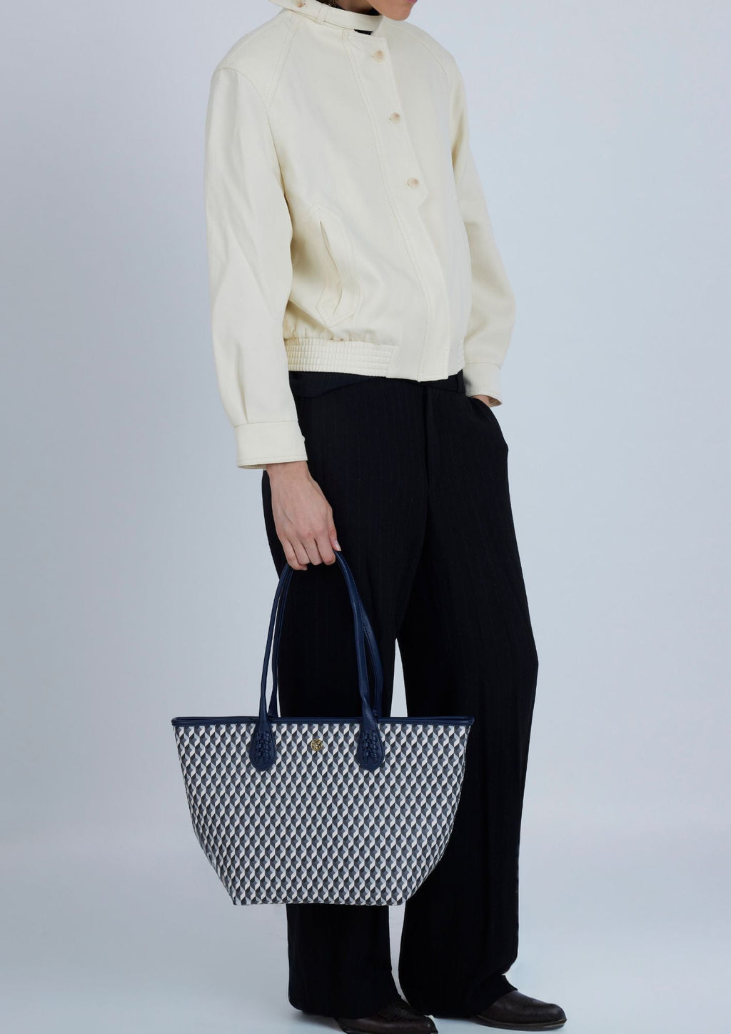 Bolso Midi B&W Navy